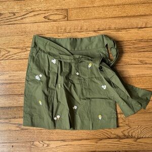 J. Crew Olive Green Skirt